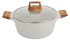 Marmortopf 28 cm mit Deckel Bergner BG-30643 Naturally Produktbild-Vorschau 3