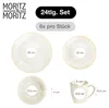 Moritz & Moritz SENSE beige Geschirrset 24 stk. Produktbild-Vorschau 2