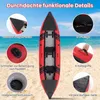Kayak gonflable COSTWAY 2 personnes, canoë gonflable avec Voir les images du produit 8