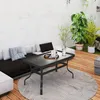 Outsunny Beistelltisch Hartglas Kaffeetisch Couchtisch mit Produktbild-Vorschau 2