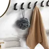 5er set Garderobenhaken Schwarz Metall Kleiderhaken Produktbild-Vorschau 4