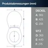 Ideal Standard - Universal, Universal ovaler WC-Sitz, Produktbild-Vorschau 7