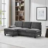 Merax Ecksofa L-Form 3-Sitzer mit Schlaffunktion, Produktbild-Vorschau 3