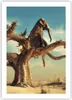 Poster - Poster ohne Rahmen - Sitzen Elefant Baum - 50x70 Produktbild-Vorschau 1