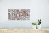 MuchoWow® Poster Muster - Vintage - Braun - Blumen - Formen Produktbild-Vorschau 5