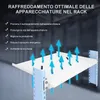 Extralink Mensola Rack 19", 1U, 250 mm, Acciaio, Grigio Anteprima dell’immagine prodotto 7