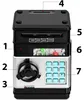 Elektronische Spardose Kinder Geldautomat Tresor Safe mit Produktbild-Vorschau 14