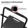 Trittleiter 3 Stufen klappbar, Stahl bis 150 kg, Klapptritt Produktbild-Vorschau 4