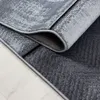 Kurzflor Teppich Wohnzimmer Schwarz 240x340 Rechteck Produktbild-Vorschau 5