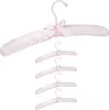 Relaxdays Kleiderbügel Satin, 5er Pack, weich gepolstert, Produktbild-Vorschau 1