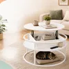 Relaxdays Couchtisch mit Stauraum, HxD: 47 x 80 cm, Produktbild-Vorschau 6