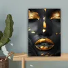 MuchoWow® - Leinwandbilder - Frau - Gold - Natur - Porträt Produktbild-Vorschau 4