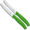 Lot De 2 Couteaux De Table Ou à Tomate 10 Cm Vert - Voir les images du produit 6