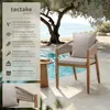 tectake® Gartenstuhl 2er-Set 59x58x77cm massives Produktbild-Vorschau 2