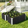 Hochbeet 120x58x46cm, Gartenbeet verzinkte Hochbeet, Produktbild-Vorschau 2