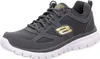 A single gray Skechers sneaker is shown against a white background. Anteprima dell’immagine prodotto
