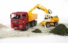Bruder 02751 - Autocarro ribaltabile MAN TGA ed escavatore Anteprima dell’immagine prodotto 8