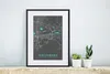 MuchoWow® Gerahmtes Poster Stadtplan - Karte - Wolfsburg - Produktbild-Vorschau 6