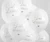 Palloncini 30 cm con stampa Just Married set di 50 Anteprima dell’immagine prodotto 2