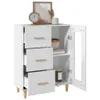 vidaXL Sideboard Weiß 69,5x34x90 cm Holzwerkstoff -  Produktbild-Vorschau 6