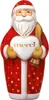 Dutá figurka Merci Father Christmas z jemné mléčné čokolády Náhled obrázku produktu 1