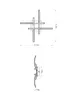 Technical drawings of a light fixture with dimensions. Produktbild-Vorschau