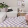 Volero - Tapis en coton - Gambit Lilas/Blanc - 160x230 cm Voir les images du produit 1