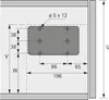 Klapp.halt.,9206691,gra vernickelt,ls/rs Produktbild-Vorschau 3