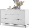Sideboard  Vicco Eliza Weiß 42 x 81 cm mit 7 Schubladen, Produktbild-Vorschau 8