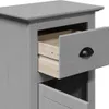 vidaXL Armoire de salle de bain BODO Gris 44x30x90 cm Voir les images du produit 7