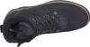 A top-down view of a black bootie with fur lining. Anteprima dell’immagine prodotto