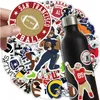 Rugby-Aufkleber-Set, 50 Stück, bunt, für Kinder, Produktbild-Vorschau 1