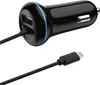 2GO USB-Kfz-Ladegerät 2400mA Lightning + 1x USB 1,4m Produktbild-Vorschau 1