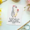 Mr. & Mrs. Panda Postkarte Immobilienmaklerin Herz - Weiß - Produktbild-Vorschau 2