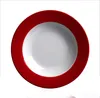 Ritzenhoff & Breker Serie 'Doppio' Suppenteller 22 cm Rot Produktbild-Vorschau 3