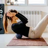 Palla fitness Duoball, REBEL, 12 cm, nero e blu, Materiale Anteprima dell’immagine prodotto 5