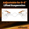 2X Kit De Suspension Arrière Supérieure Pour Jeep Tj Voir les images du produit 5
