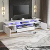 Mobile TV MERAX 180×38×45 cm con 2 armadi, cassetto e Anteprima dell’immagine prodotto 2