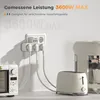 Ciabatta multipresa TESSAN con USB per presa di corrente, Anteprima dell’immagine prodotto 6
