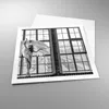 Poster - Poster ohne Rahmen - Frau Engel Ansicht - 60x60 cm Produktbild-Vorschau 3