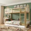 Kinderekkerbed 90x200 cm met uitschuifbed 90x190 cm, 3 Productafbeelding-voorbeeld 5