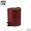 Urban Living Treteimer Toulon - dunkelrot - 5L - Metall Produktbild-Vorschau 3