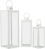 FURNLUX Lampion dekoracyjny biały 22 cm (3 szt.) / Kolor Podgląd zdjęcia produktu 1