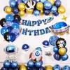 Weltraum Geburtstag Deko Set mit Astronaut, Raketen & Produktbild-Vorschau 4