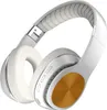 A pair of white and gold over-ear headphones is shown against a white background. Produktbild-Vorschau