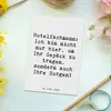 Mr. & Mrs. Panda Ansichtskarte Spruch Hotelfachmann Sorge - Produktbild-Vorschau 2