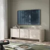 Zaoblená televizní komoda AURA RTV3D, matný povrch s Náhled obrázku produktu 1