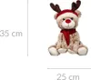 Plyšový sob v čepici, 35 cm Náhled obrázku produktu 7