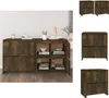 vidaXL Sideboards 2 Stk. Räuchereiche 70x41x75 cm Produktbild-Vorschau 1