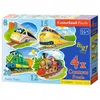 Puzzle 4 w 1 (8+12+15+20 elementów) Zabawne pociągi 43033 Podgląd zdjęcia produktu 1